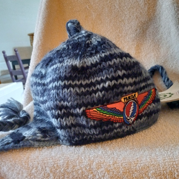 Grateful Dead hat, Blue Grateful Dead Winter Family beanie - Picture 5 of 5